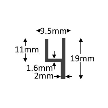 Aluminium Miscellaneous Channels | Supplied In 6063T6 & 6082T6 Quality